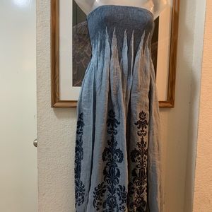 Tube top strapless sun dress